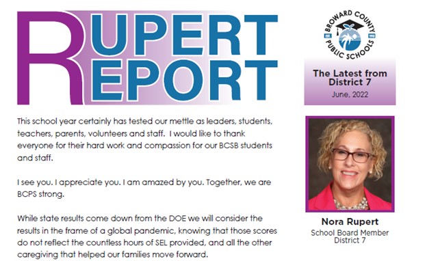  District 7 Rupert Report : June 2022